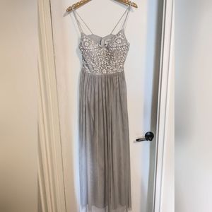BHLDN Long Spaghetti Strap Dress Size 8 NWOT